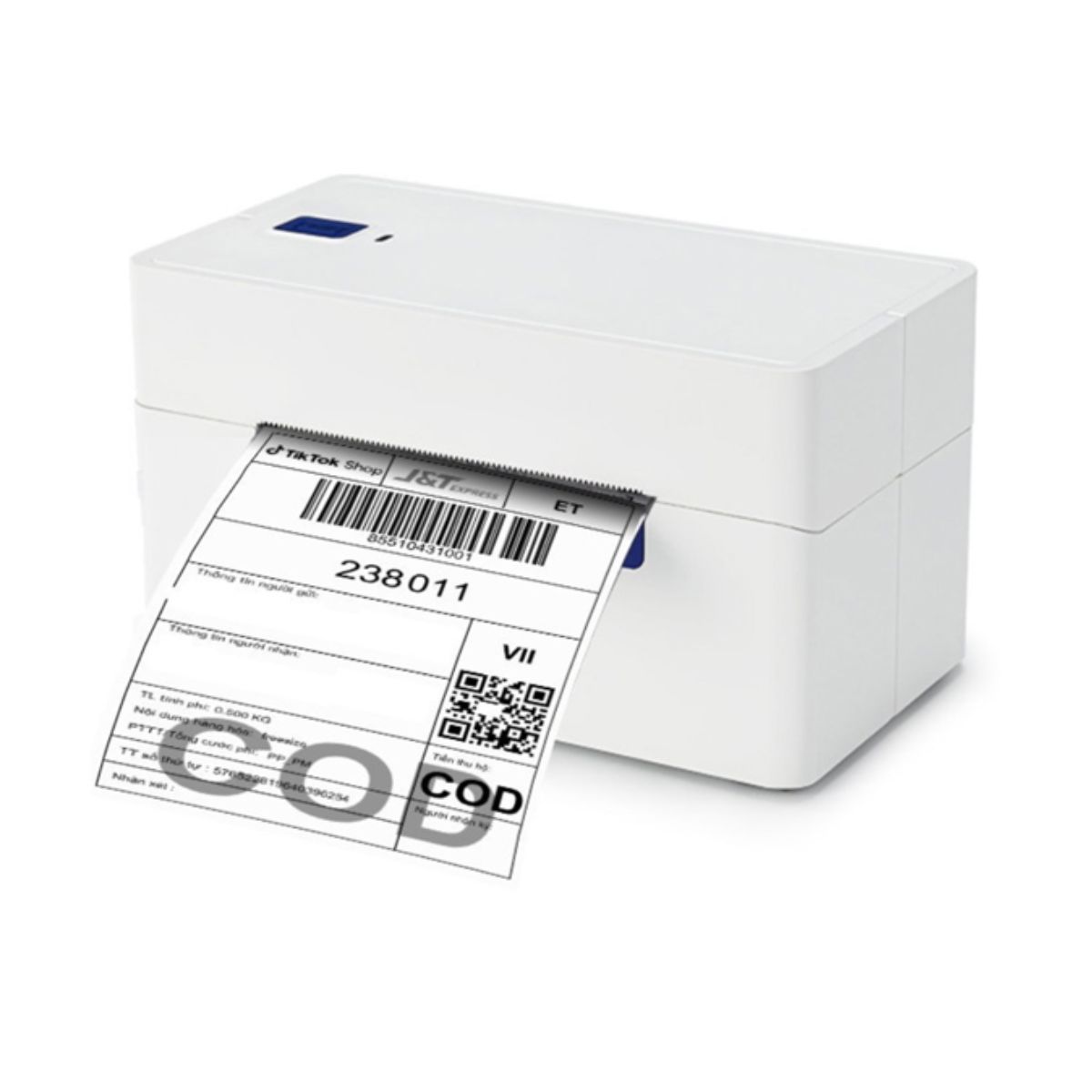 Máy in đơn hàng mini AYIN 368BT in từ điện thoại khổ in A7 - Hàng chính hãng