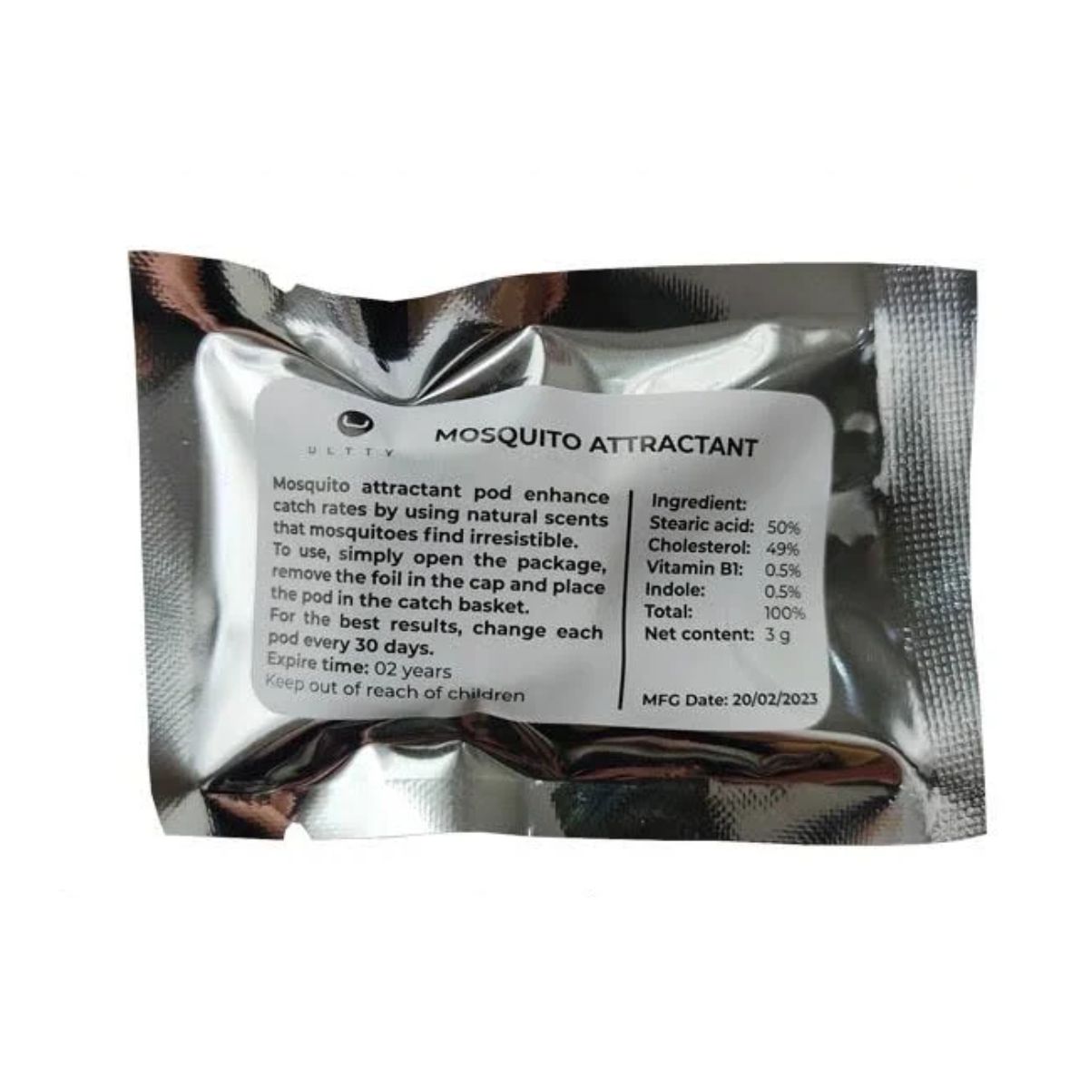 Viên mồi sinh học an toàn dùng cho máy bắt muỗi Ultty